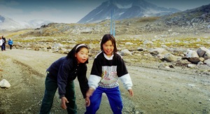 Inuit Children Playing